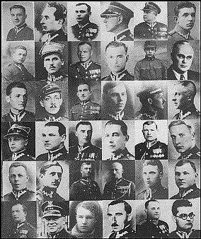 Katyn - pomordowani przez NKWD polscy oficerzy